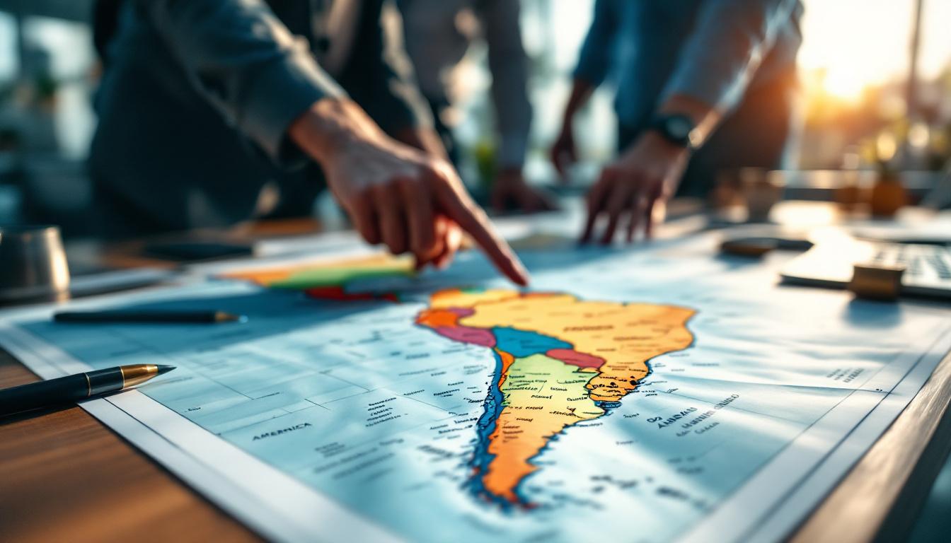 Comment une carte Amérique du Sud booste votre expansion